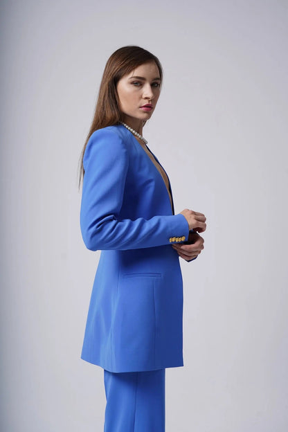 Andrea Lapel-less Suit Set